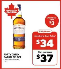 Real Canadian Liquorstore Forty Creek Barrel Select offer