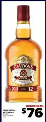 Real Canadian Liquorstore Chivas Regal 12 Year Old offer
