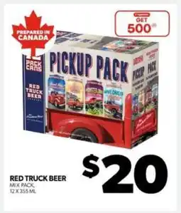 Real Canadian Liquorstore Red Truck Beer offer
