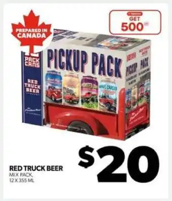Real Canadian Liquorstore Red Truck Beer offer