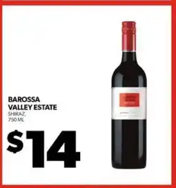 Real Canadian Liquorstore Barossa Valley Estate Shiraz offer