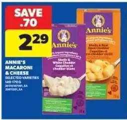 Real Canadian Superstore ANNIE’S MACARONI & CHEESE offer