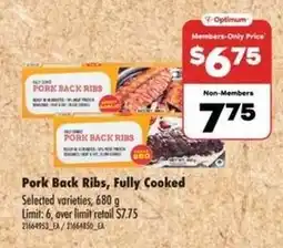 Real Canadian Superstore Pork Back Ribs, Fully Cooked offer