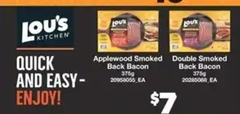 Real Canadian Superstore Lou's Kitchen Bacon offer