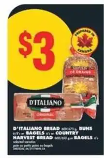 No Frills D'ITALIANO BREAD offer