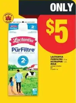 No Frills Lactantia PūrFiltre Ultrapur Milk offer