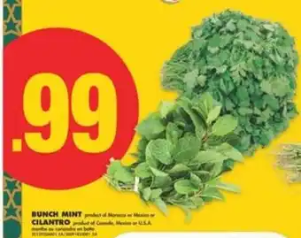 No Frills BUNCH MINT / CILANTRO offer