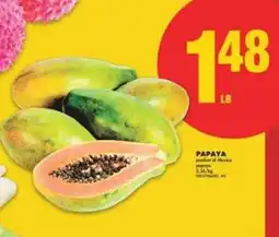 No Frills PAPAYA offer