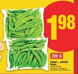 No Frills SNAP OR SNOW PEAS offer