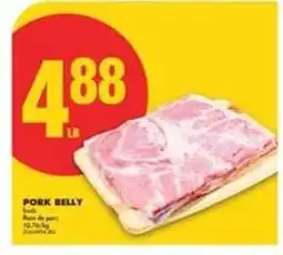 No Frills PORK BELLY offer