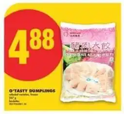 No Frills O'Tasty Dumplings offer