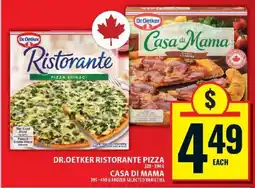 Food Basics Dr. Oetker Ristorante Pizza & Casa di Mama offer