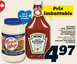IGA Heinz ketchup aux tomates offer