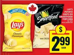 Food Basics LAY’S POTATO CHIPS OR SMARTFOOD POPCORN offer