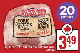 Food Basics FLETCHER’S CURED PORK COTTAGE ROLL offer