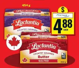 Food Basics Lactantia Country Churned Butter offer