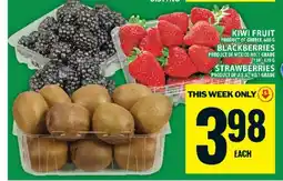 Food Basics Kiwi Fruit, Blackberries, Strawberries offer