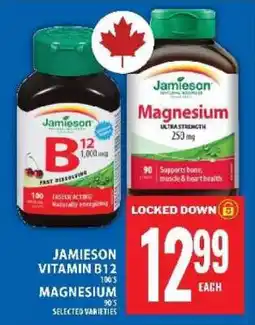 Food Basics Jamieson Vitamin B12 & Magnesium offer