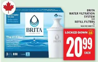 Food Basics Brita Water Filtration System Refill Filters offer