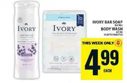 Food Basics Ivory Bar Soap / Body Wash offer