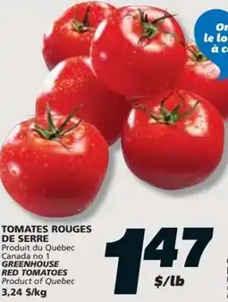 IGA Greenhouse red tomatoes offer
