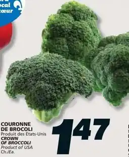 IGA Crown of broccoli offer