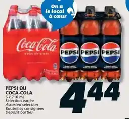 IGA Pepsi or Coca-Cola offer