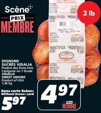 IGA Vidalia sweet onions offer