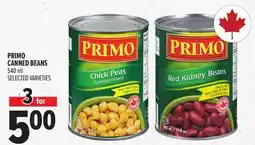 Metro PRIMO CANNED BEANS offer
