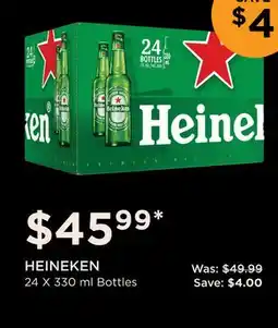 The Beer Store HEINEKEN offer