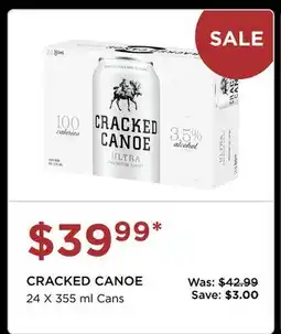 The Beer Store CRACKED CANOE offer