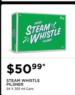 The Beer Store STEAM WHISTLE PILSNER offer