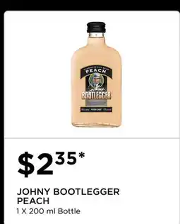 The Beer Store JOHNY BOOTLEGGER PEACH offer