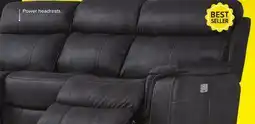 Leon's Haven Dual Power Reclining Sofa - Grey offer