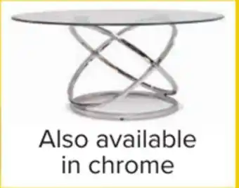 Leon's Axis 48 Coffee Table - Chrome offer