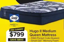 Leon's Sealy Posturepedic Plus Sterling - Hugo II Medium Eurotop Queen Mattress offer