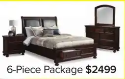 Leon's Chester 6-Piece Queen Storage Bedroom Package - Cherry offer