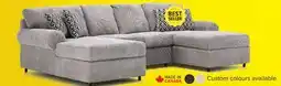 Leon's Jupiter 3-Piece Sectional - Ash Grey offer