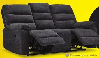 Leon's Lucie Dual Reclining Sofa - Charcoal offer
