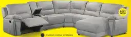Leon's Pasadena 6-Piece Reclining Sectional with Right-Facing Chaise - Light Grey offer