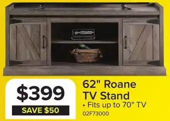 Leon's Roane 62 TV Stand - Light Washed Plank offer