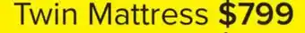 Leon's Beautyrest World Class Monarch Firm Twin Mattress offer