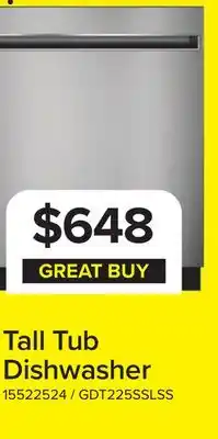 Leon's GE Stainless Steel 24 Dishwasher- GDT225SSLSS offer