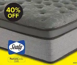 Leon's Sealy Posturepedic Plus Sterling Milana II Luxury Plush Eurotop Queen Mattress offer