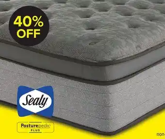 Leon's Sealy Posturepedic Plus Sterling Milana II Luxury Plush Eurotop Queen Mattress offer