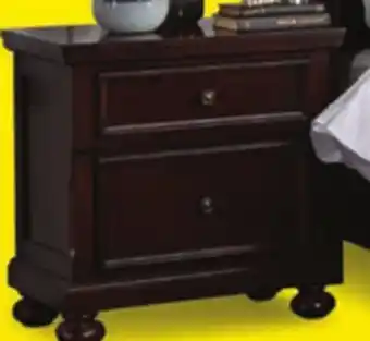Leon's Chester Night Table - Cherry offer