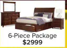 Leon's Eden 6-Piece Queen Storage Bedroom Package - Dark Brown offer