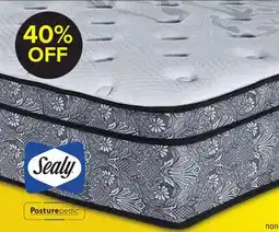 Leon's Sealy Posturepedic Correct Comfort II Medium Eurotop Mattress Collection offer