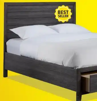 Leon's Miller 3-Piece Queen Storage Bed - Grey offer