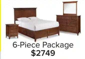 Leon's San Mateo 6-Piece Queen Bedroom Package-Tuscan offer